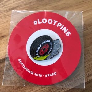 New Collectible Pin LootCrate September 2016 Speed